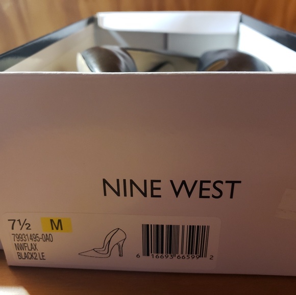 Nine West Black Heels with box - Picture 2 of 3